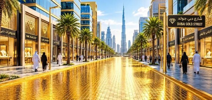 Dubai Gold District Gold Walkway