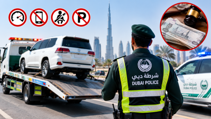 Dubai vehicle impoundment release fees