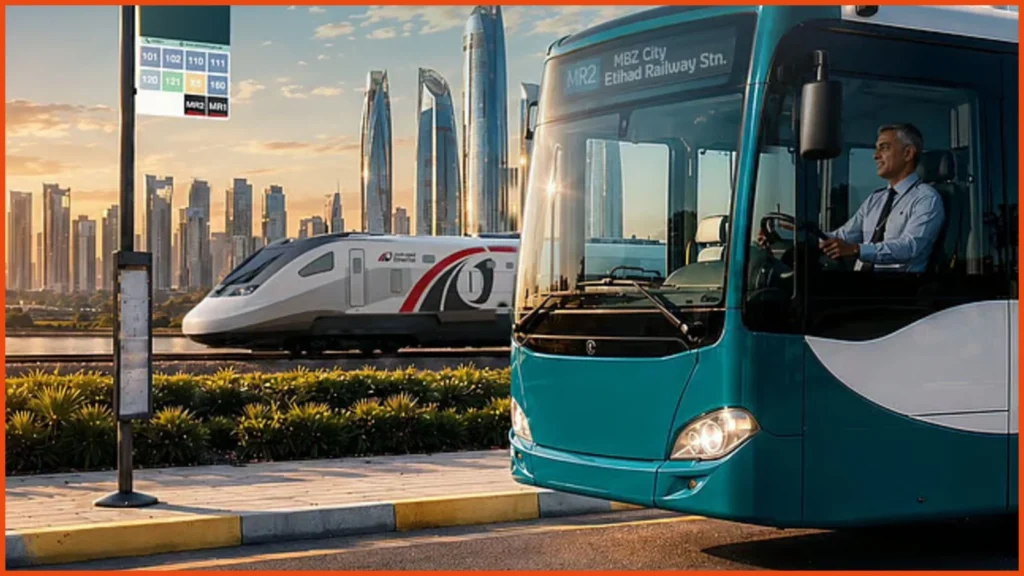 Sharjah Etihad Rail Bus Route