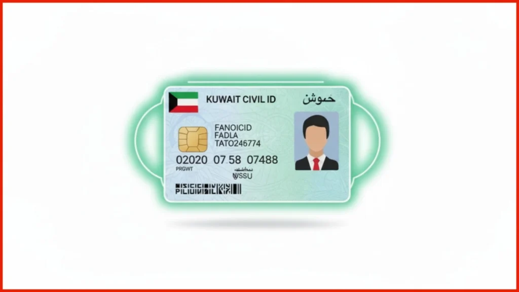 how to link civil id to clinic in kuwait
