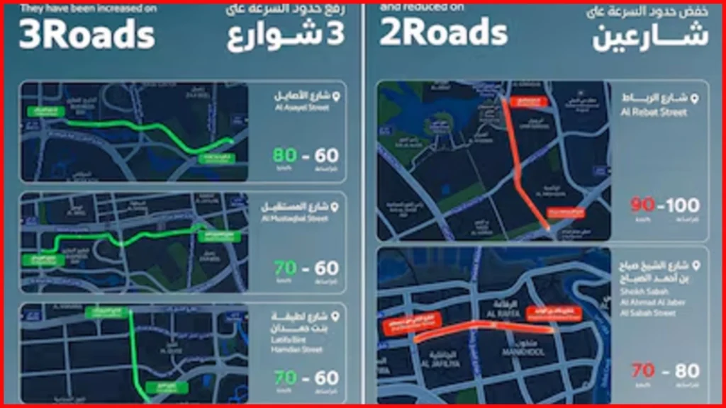 Dubai new speed limits
