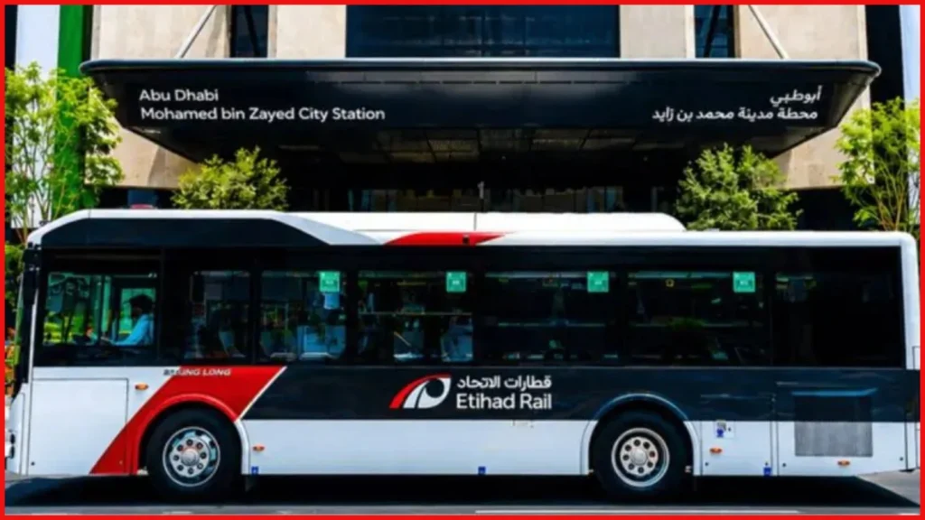 Etihad Rail free bus to Yas Island